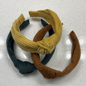 Target Knotted Headband Set - Teal, Brown, Yellow, and Peach